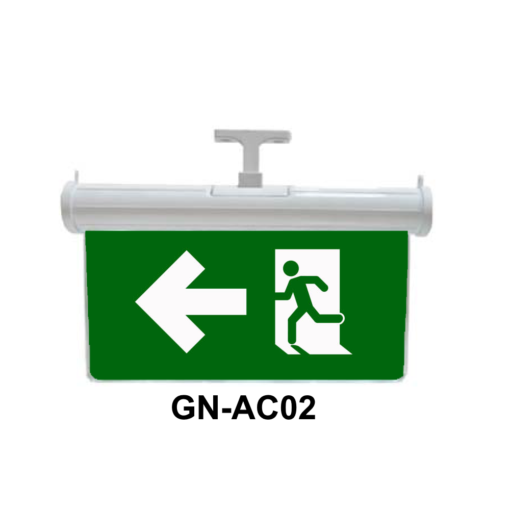 Işıklı Acil Çıkış Levhası ( Sola Koşan Adam ) GN-AC02